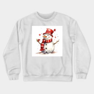 Christmas's snow man Crewneck Sweatshirt